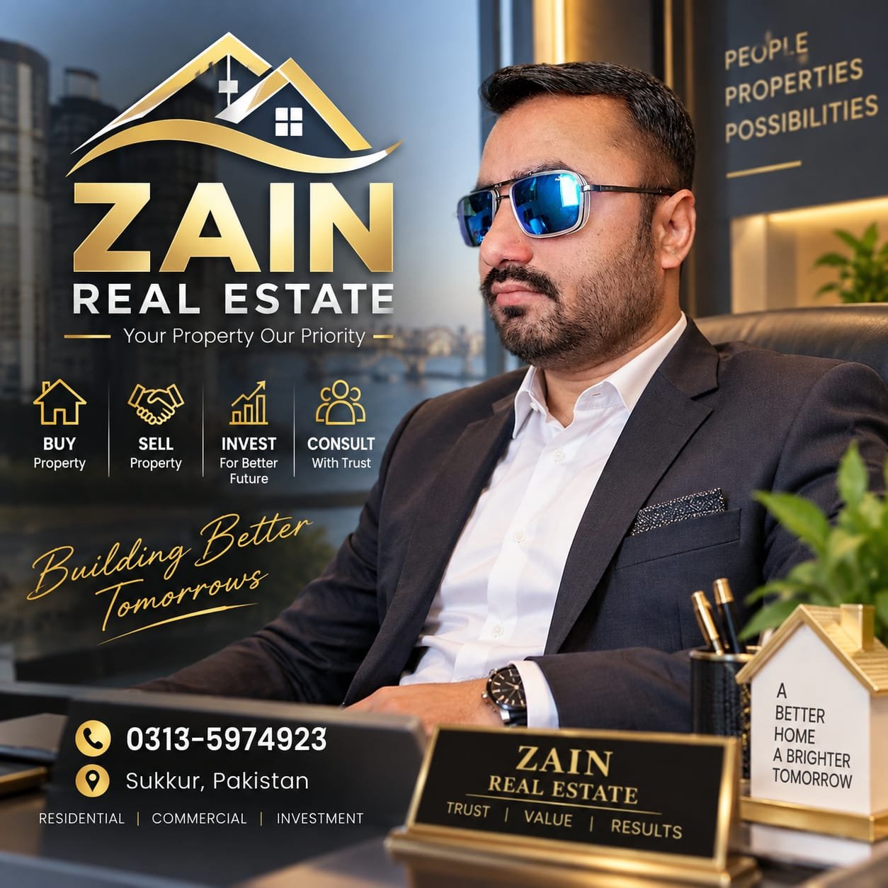 Double Storey House For Sale, Sukkur, Pakistan